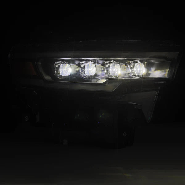 AlphaRex 25-26 Dodge Ram 1500 NOVA LED Proj Headlights- Black w/Activ Lit/ Seq Signal/Switchbk DRL