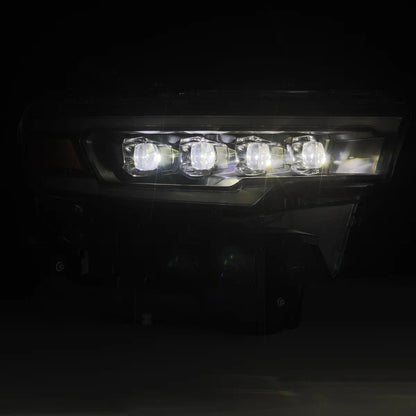 AlphaRex 25-26 Dodge Ram 1500 NOVA LED Proj Headlights- Black w/Activ Lit/ Seq Signal/Switchbk DRL