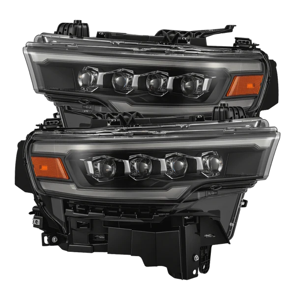 AlphaRex 25-26 Dodge Ram 1500 NOVA LED Proj Headlights- Black w/Activ Lit/ Seq Signal/Switchbk DRL