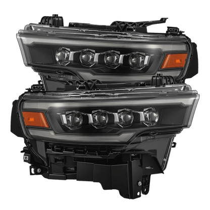 AlphaRex 25-26 Dodge Ram 1500 NOVA LED Proj Headlights- Black w/Activ Lit/ Seq Signal/Switchbk DRL