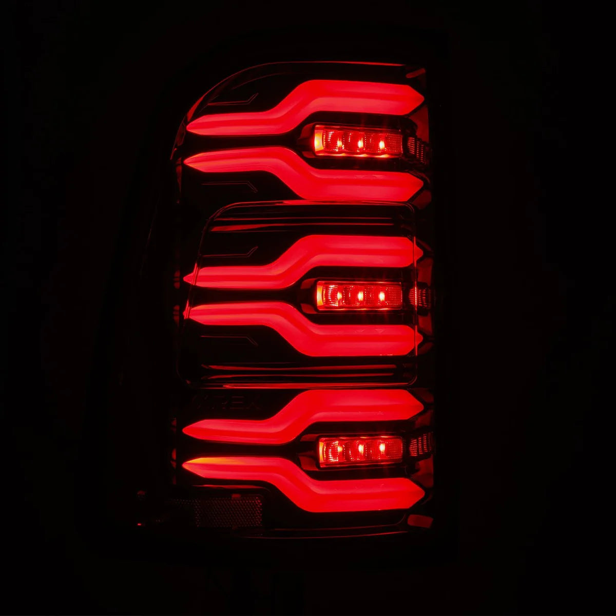 Alpharex 2025 Dodge Ram 1500 Luxx-Series LED Tail Lights - Black