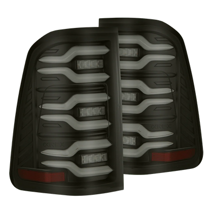 Alpharex 2025 Dodge Ram 1500 Luxx-Series LED Tail Lights - Black