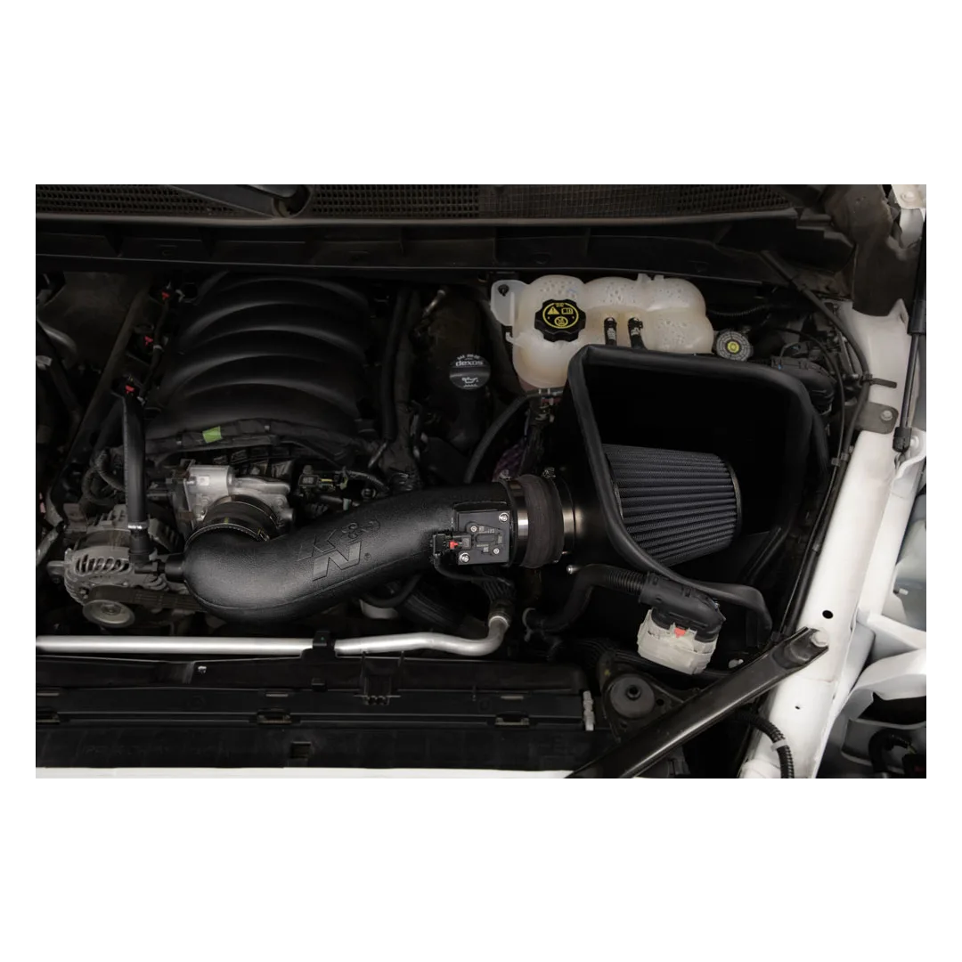 K&N Cold Air Intake - Dryflow, Roto-mold Tube - CHEV SILVERADO 1500 V8-5.3/6.2L
