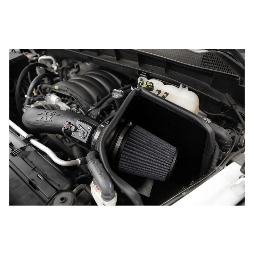 K&N Cold Air Intake - Dryflow, Roto-mold Tube - CHEV SILVERADO 1500 V8-5.3/6.2L