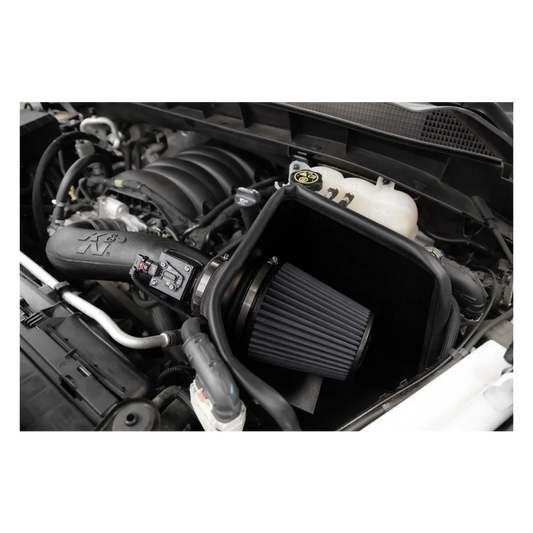 K&N Cold Air Intake - Dryflow, Roto-mold Tube - CHEV SILVERADO 1500 V8-5.3/6.2L