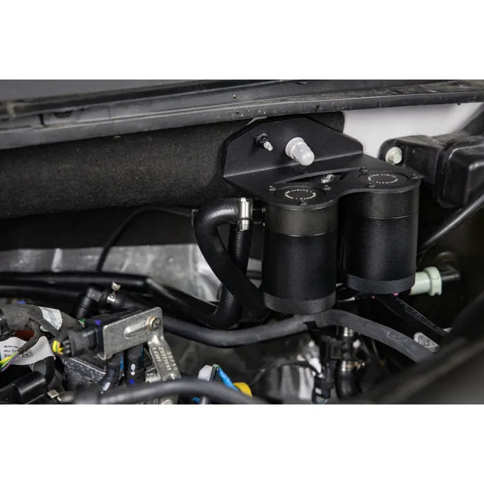Mishimoto 18+ Ford F-150 2.7L EcoBoost Baffled Oil Catch Can Kit - Clear