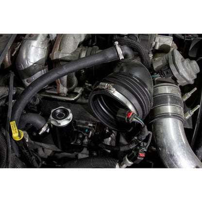 Mishimoto Baffled Oil Catch Can, CCV Side, fits Ford 6.4L Powerstroke 2008-2010