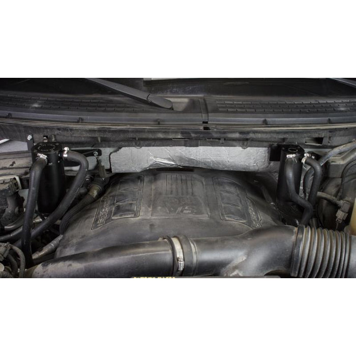 Mishimoto 11-14 Ford F-150 EcoBoost 3.5L Baffled Oil Catch Can Kit - Black