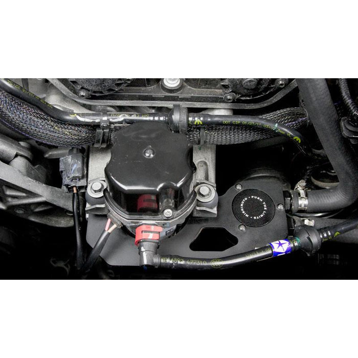 Mishimoto 2018-2023 Jeep Wrangler JL 2.0L Baffled Oil Catch Can Kit - Black