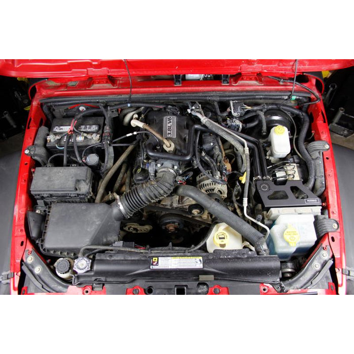 Mishimoto 07-11 Jeep Wrangler JK Baffled Oil Catch Can - Black