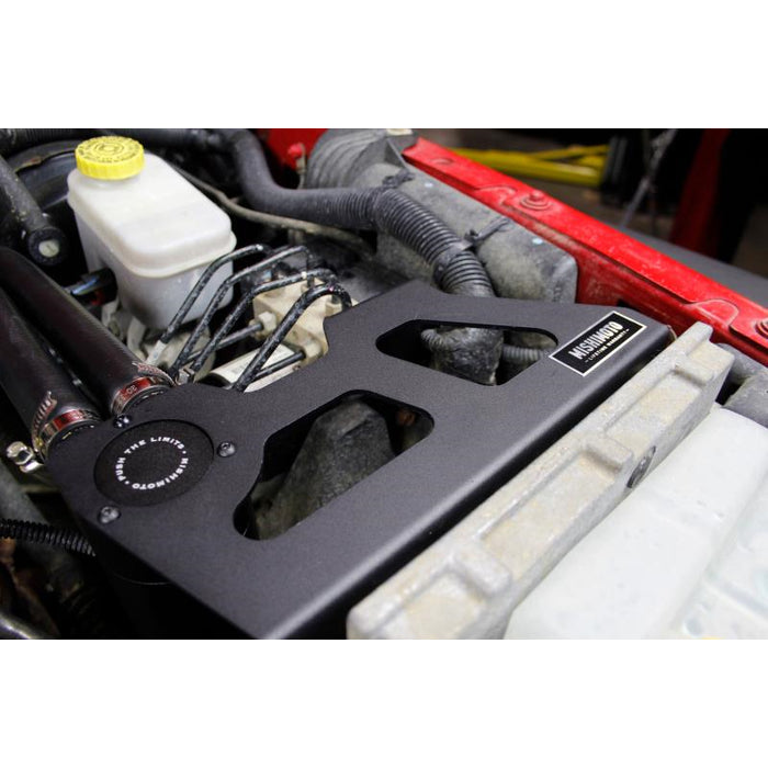 Mishimoto 07-11 Jeep Wrangler JK Baffled Oil Catch Can - Black