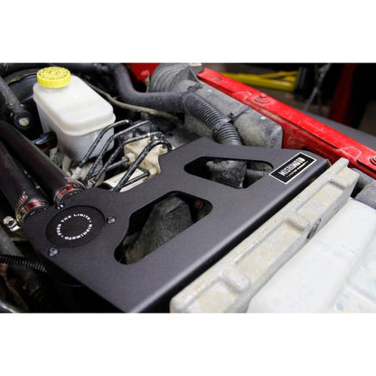 Mishimoto 07-11 Jeep Wrangler JK Baffled Oil Catch Can - Black