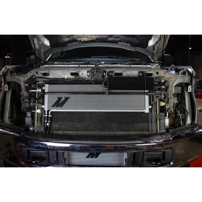 Mishimoto 17-19 Ford 6.7L Powerstroke Transmission Cooler Kit Silver