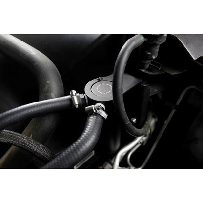 Mishimoto 2009+ Dodge Ram 5.7L Baffled Oil Catch Can Kit - Black
