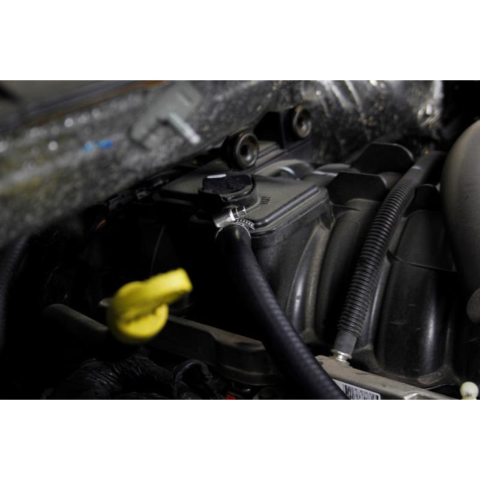 Mishimoto 2009+ Dodge Ram 5.7L Baffled Oil Catch Can Kit - Black