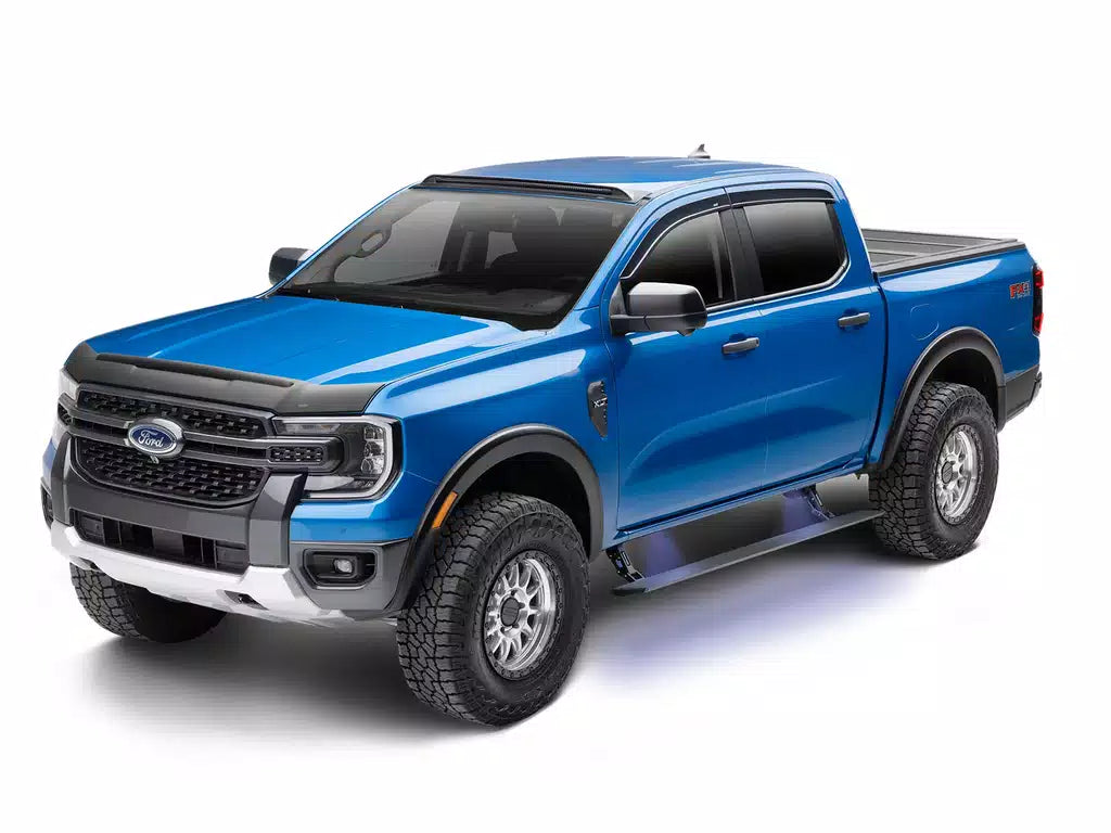 RealTruck 15-19 Chevy Silverado 2500HD DC 4dr VoltStep Electric Running Board Kit - Bedliner Coat