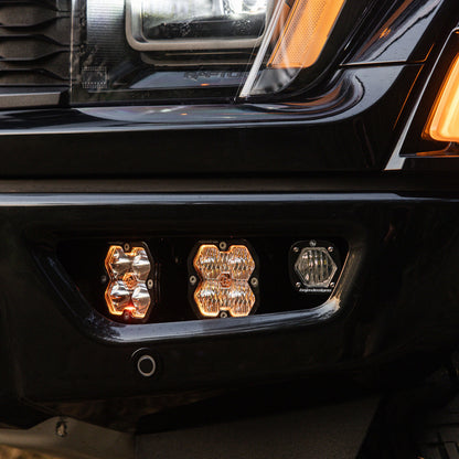 Baja Designs 21-25 Ford Raptor Squadron Pro 2.0/S1 Fog Pocket Kit (Multi Patterns) - Clear