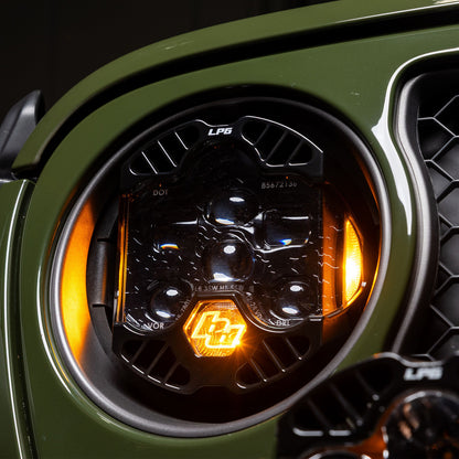 Baja Designs 18-25 Jeep Wrangler JL/20-25 Gladiator JT (w/Halogen) DOT LP6 LED Headlight Kit - Clear