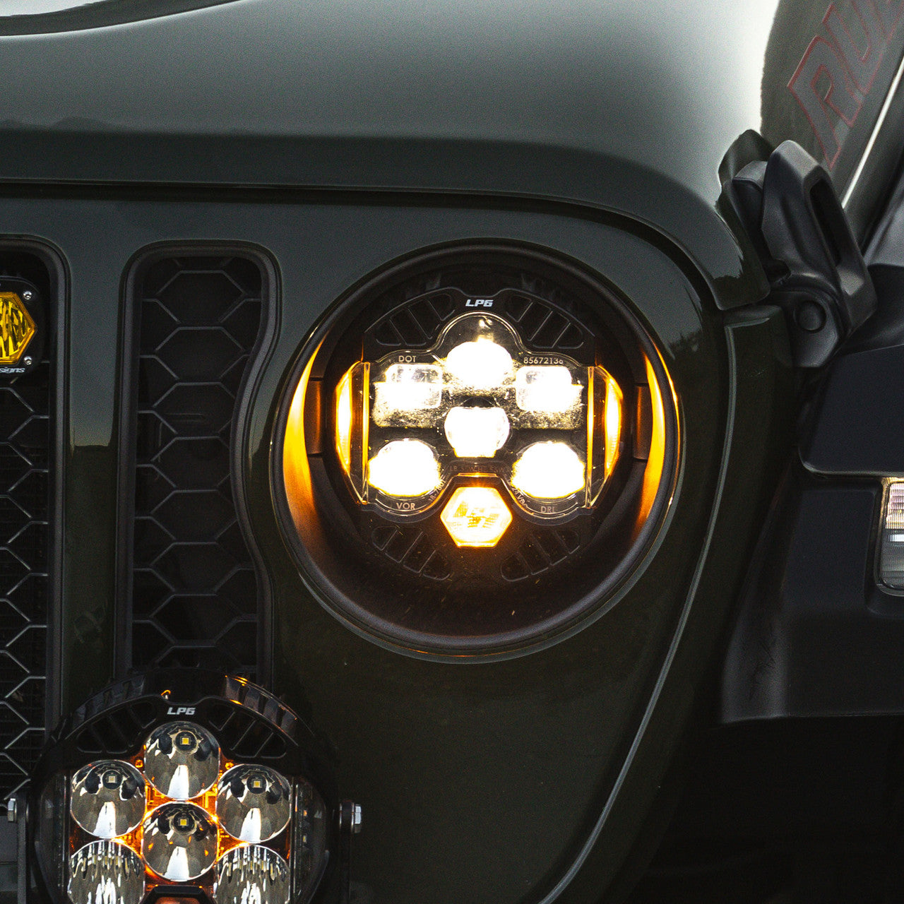 Baja Designs DOT LP6 LED Auxiliary Light Pod (Clear DRL) - Single