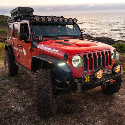 Baja Designs Jeep JL/JT Roof Bar LED Light Kit 8 XL Linkable w/ Upfitter