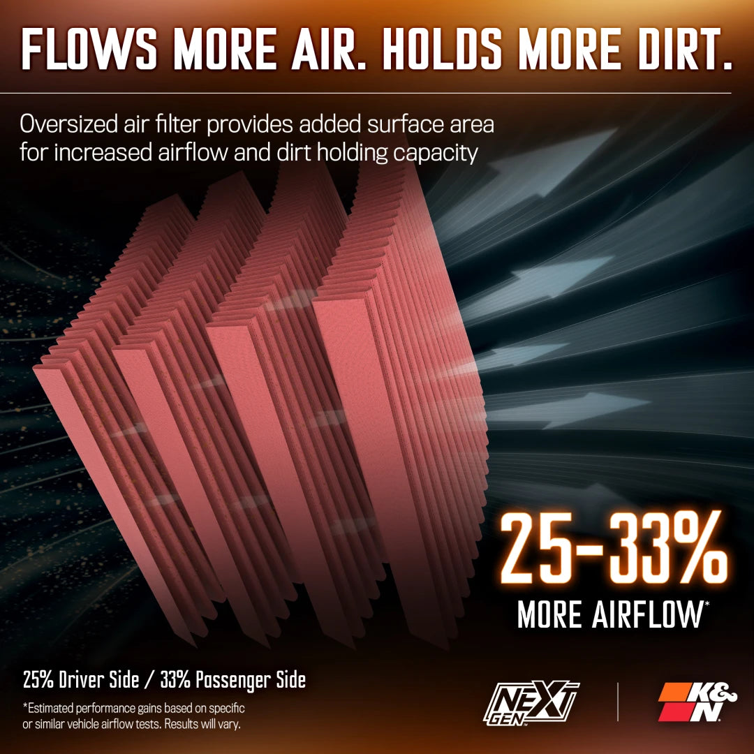 K&N NextGen Cold Air Intake Ford F-150 V6 2021-2024