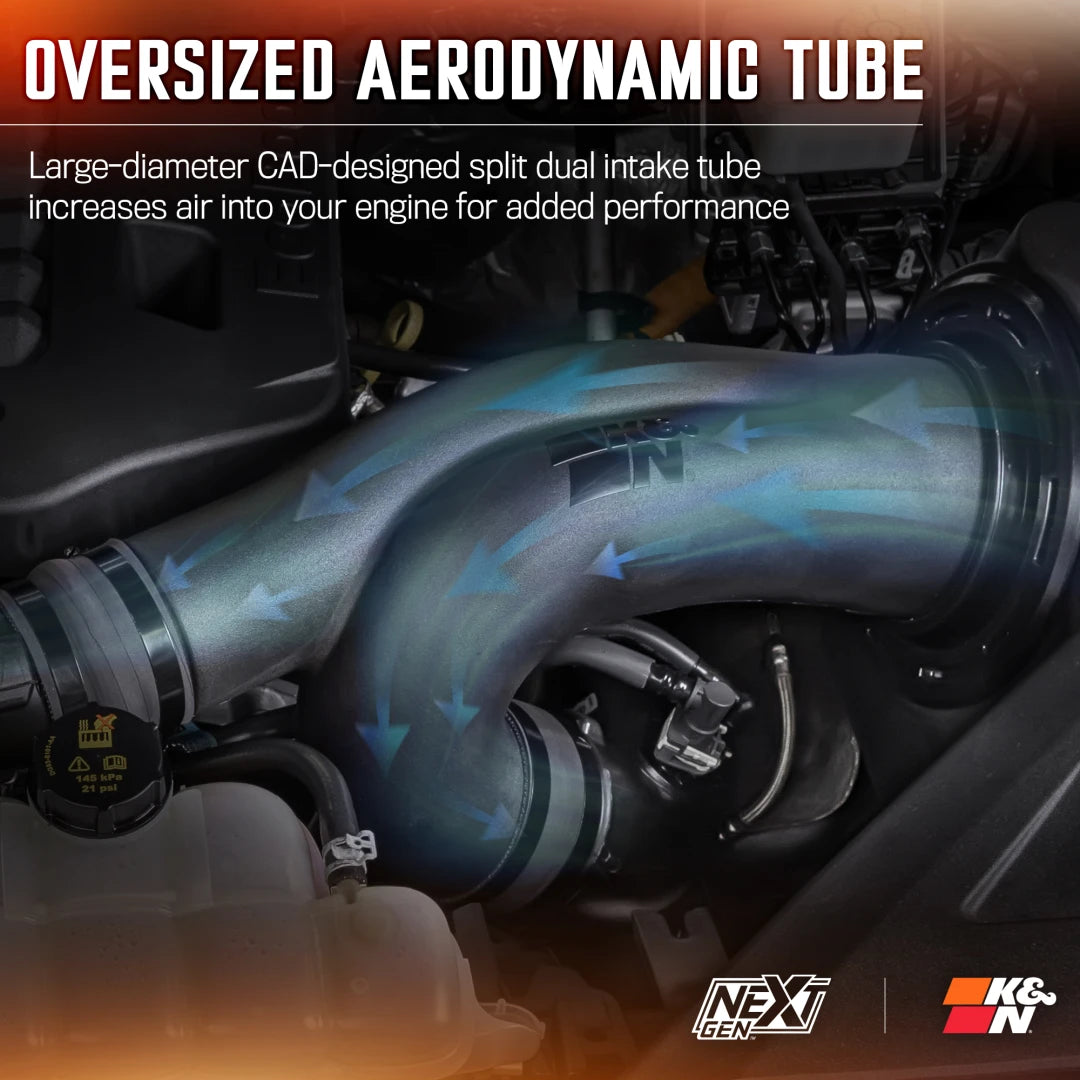 K&N NextGen Cold Air Intake Ford F-150 V6 2021-2024