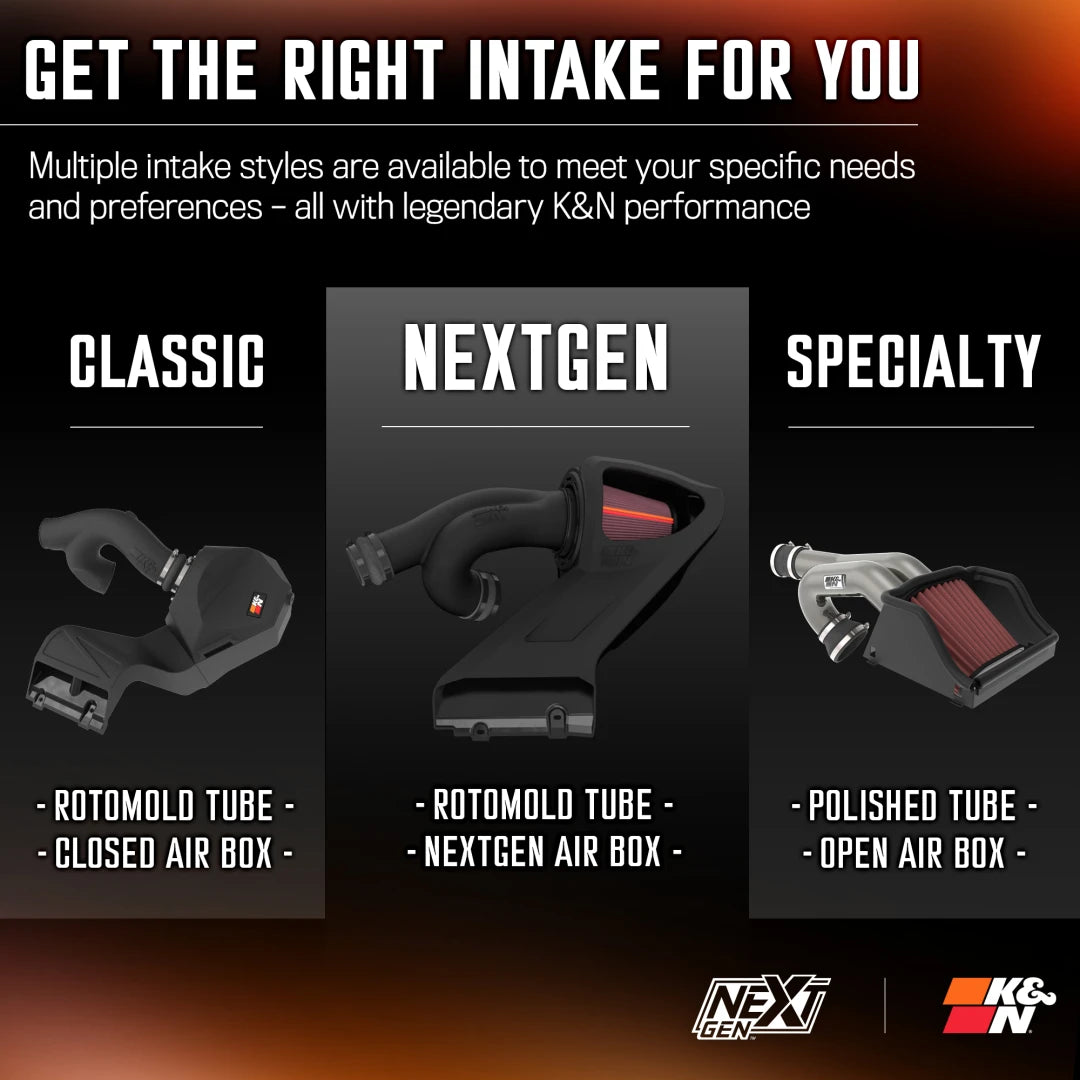 K&N NextGen Cold Air Intake Ford F-150 V6 2021-2024