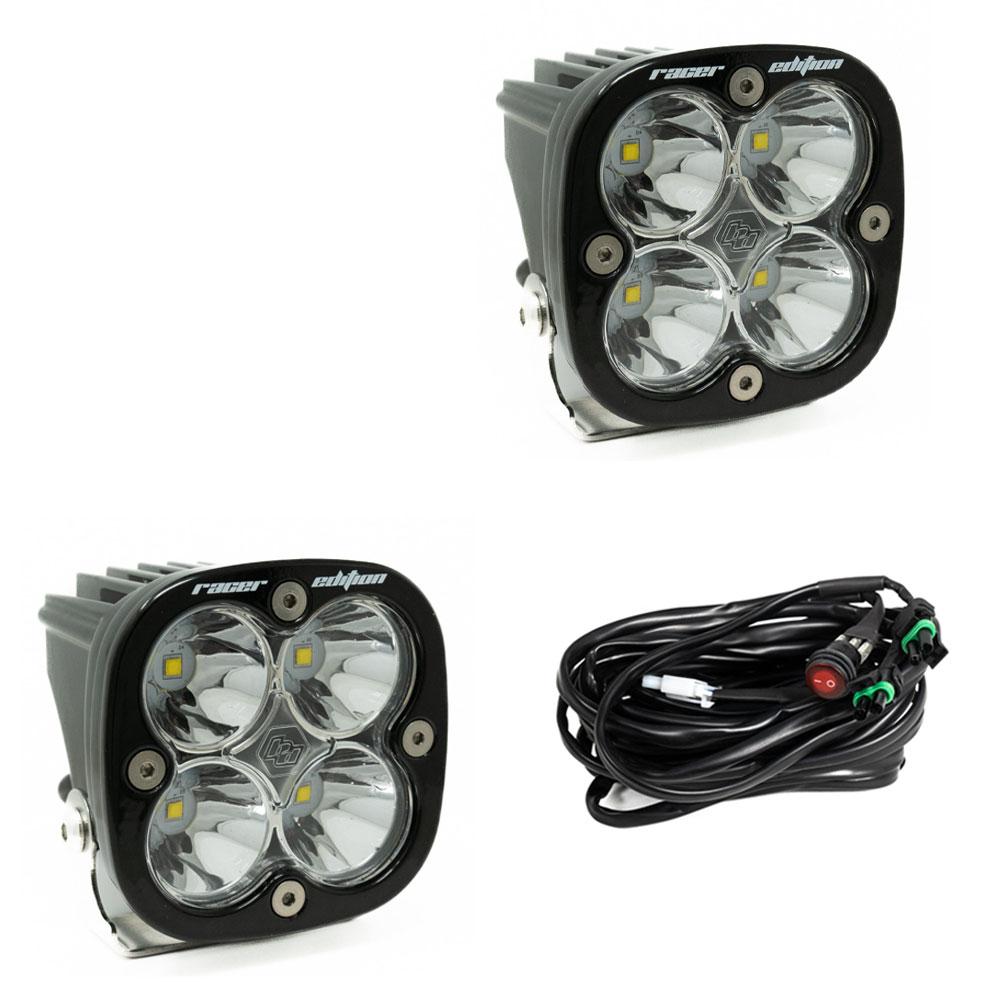 Baja Designs Squadron Racer Edition Spot Pair LED Light Pods - Clear