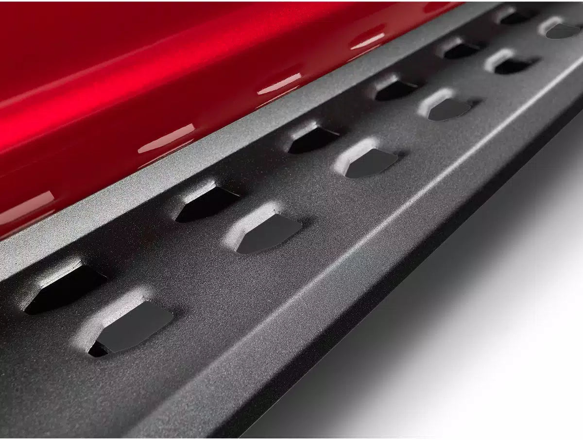 Go Rhino RB20 Slim Running Boards 57in. Cab Length - Bedliner Coating (No Drill/Mounting Brkt Req.)