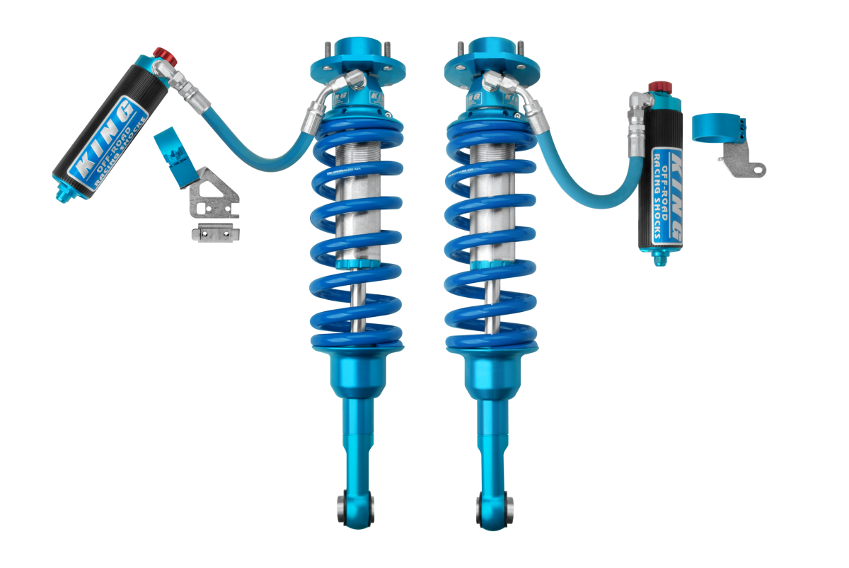 King Shocks 2024+ Lexus GX550 OEM Performance Front Coil Overs Extended Travel Shock Kit W/ Comp Adj