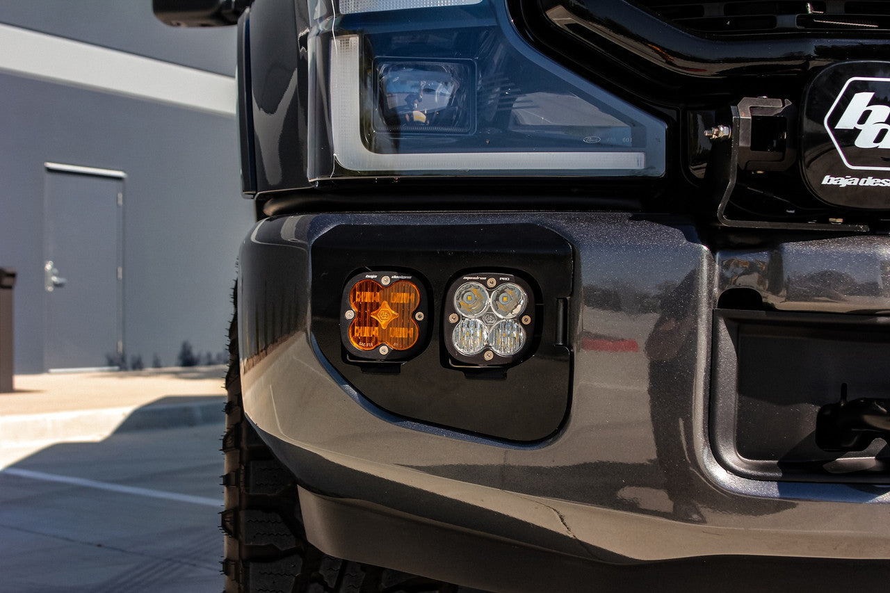 Baja Designs Ford Super Duty (20-On) Fog Lights Dual FPK SAE/Pro DC Baja Designs w/Upfitter