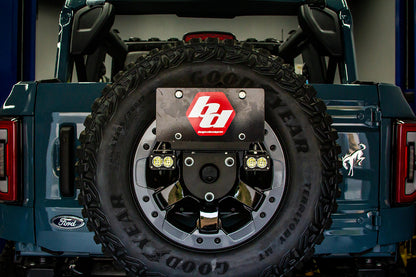 Baja Designs 2021+ Ford Bronco Dual S2 Sport W/C Reverse Kit w/Lic Plate w/Upfitter