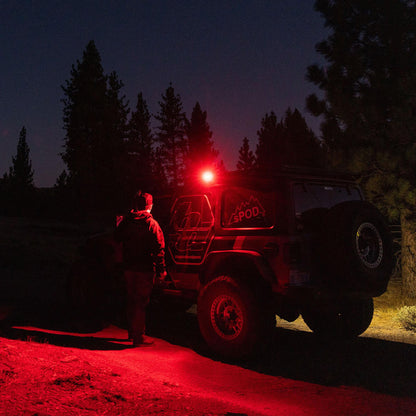 Baja Designs Universal S2 LED Series Auxiliary Light Pod - Spot/Red