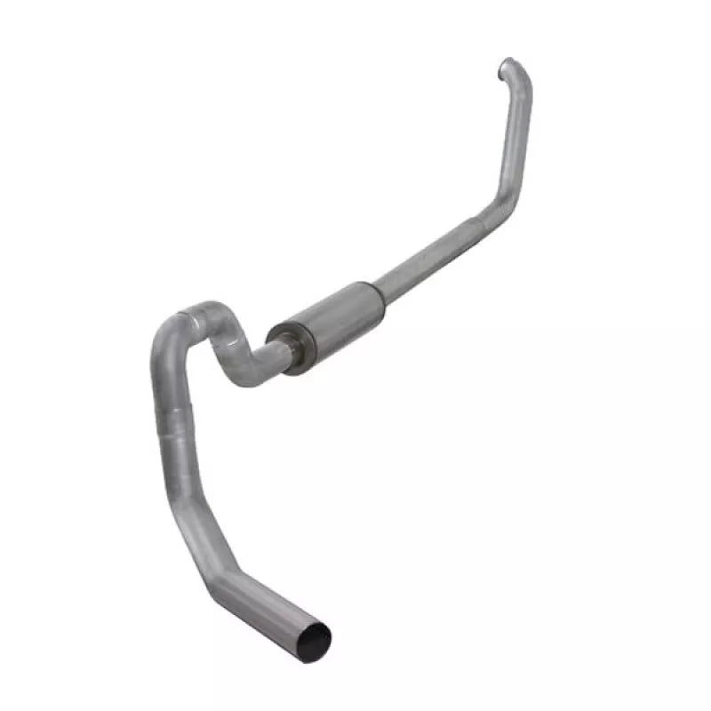 Diamond Eye KIT 4in Turbo Back Single AL: 00-03 FORD 7.3L F550 ROLLOVER