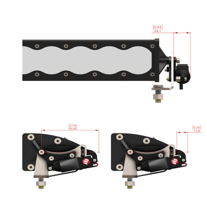 Baja Designs OnX6+ Double (20+ Length) Actuator Kit