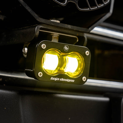 Baja Designs Universal S2 SAE Spot LED (Pair) - Clear