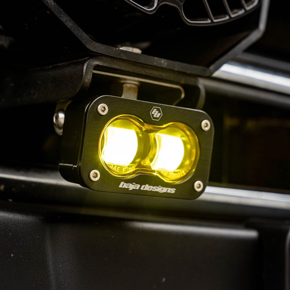 Baja Designs Universal S2 SAE Spot LED (Pair) - Clear