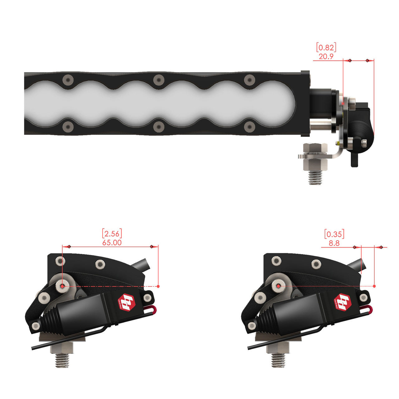 Baja Designs S8 Single (10 Length) Actuator Kit