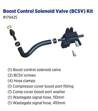 BorgWarner Boost Control Solenoid Valve (BCSV) Kit EFR