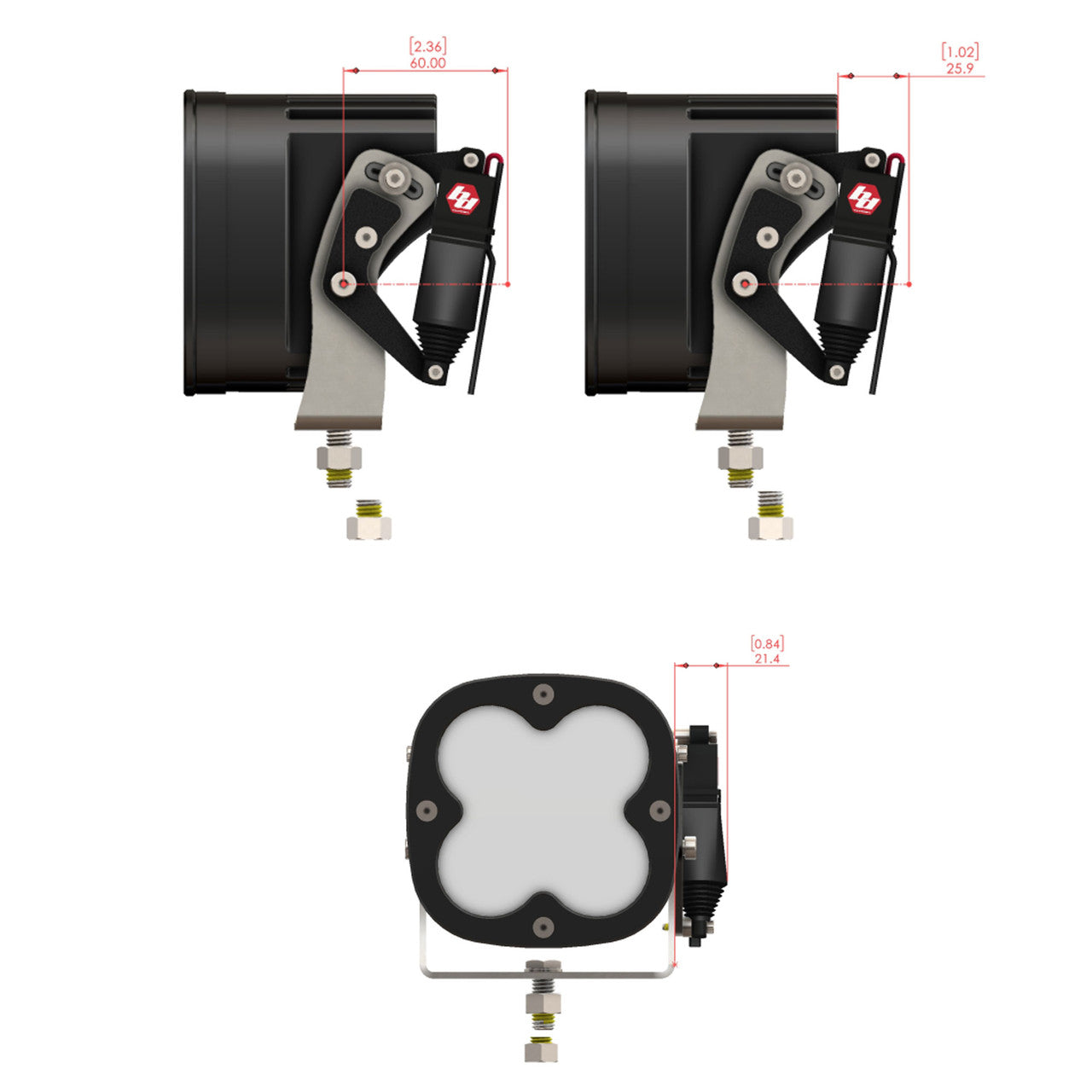 Baja Designs XL Standard Housing (Pro) Actuator Kit