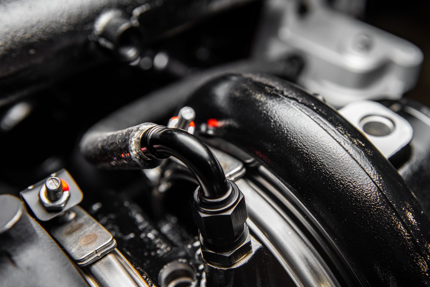 Fleece Performance 19-22 Dodge 2500/3500 Cummins 6.7L Turbocharger Oil Feed Line
