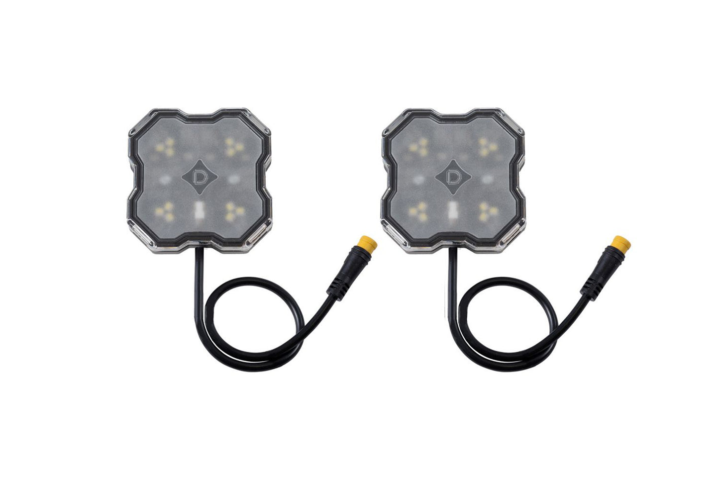 Diode Dyamics Rock Light  - Red/White -  M8 Add-On 2-Pack