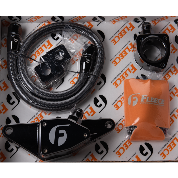 Fleece Performance 03-07 Dodge 5.9L / 04.5-12 6.7L Cummins Coolant Bypass Kit (03-07 Manual Trans)