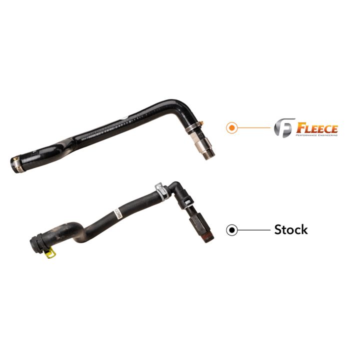 Fleece Performance 03-24 Ram 2500/3500 Cummins Heater Core Replacement Hose & Fitting