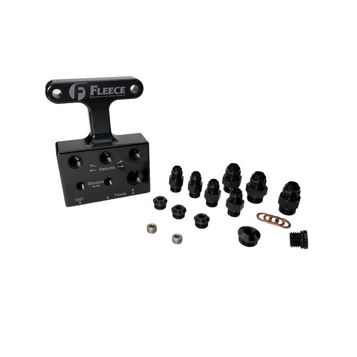 Fleece Performance 03-07 Dodge 5.9L / 07.5-09 6.7L Cummins 3rd Gen Fuel Distribution Block