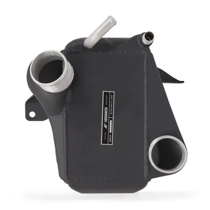 Mishimoto 11-16 Ford 6.7L Powerstroke Air-To-Water Intercooler Kit - Wrinkle Black w/ Polished Pipes