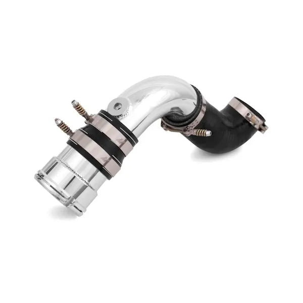 Mishimoto 11-16 Ford 6.7L Powerstroke Air-To-Water Intercooler Kit - Wrinkle Silver w/Polished Pipes