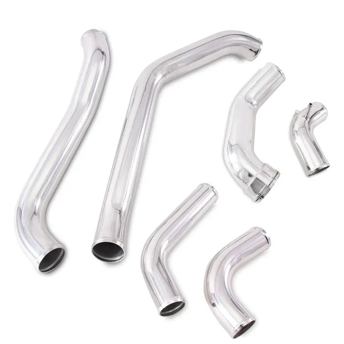 Mishimoto 2017+ Ford F150 3.5L EcoBoost Performance Intercooler Kit - Black Cooler Polished Pipes
