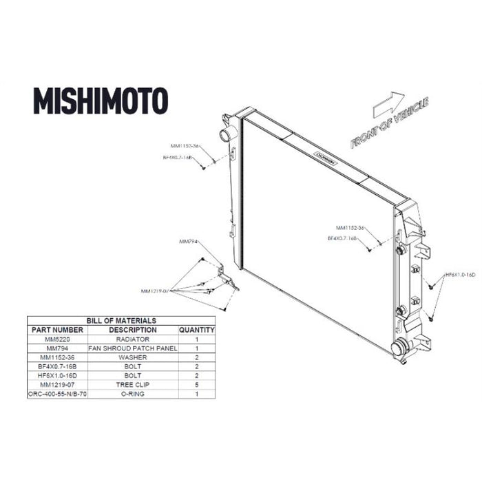 Mishimoto 17-19 Chevrolet/GMC 6.6 L5p Duramax Radiator