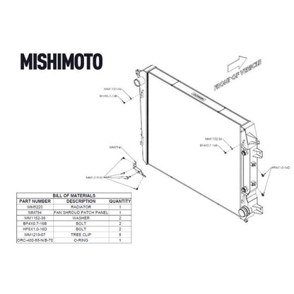 Mishimoto 17-19 Chevrolet/GMC 6.6 L5p Duramax Radiator